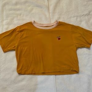Sunflower Yellow Crop Top